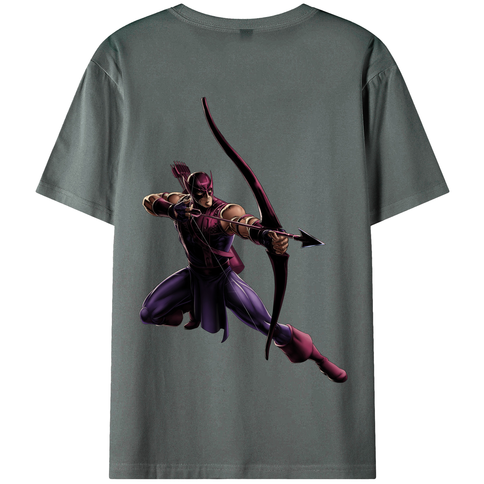 （画像用） アベンジャーズ The Avengers 綿100％半袖Tシャツ（背面プリント）